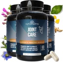 Soutien conjoint pour les aînés et les adultes actifs – Glucosamine, MSM, vitamine C et mélange à base de plantes avec Corydalis & Turmeric – Formule de mobilité et flexibilité – 3 bouteilles*