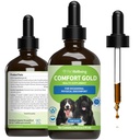Animaux de compagnie Bien-être Confort Or pour chiens - Soutiens Canine Confort physique, Circulation saine, Corydalis, Turmeric - Vétérinaire-Formulé supplément à base de plantes 4 oz (118 ml)