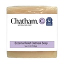 Chatham Natürliche Hautpflege Eczema Relief Oatmeal Seife, beruhigendes Haferflockenbad, Behandlung für Ekzema Rosacea, Psoriasis