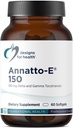 Conceptions pour la santé Annatto-E 150mg Tocotriénols - supplément complexe de vitamine E d'or Delta + Gamma Tocotriénols - Soins cardiovasculaires, Vieillissement en santé + Soutien aux antioxydants - Non-OGM (60 softgels)