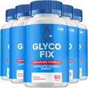 (5 Pack) Glyco Fix supplément de soutien à la vitamine saine, Gluco Fix Capsule - Formule avancée Gluco Fix, Glyco Fix Avis de force maximale, 300 Capsules