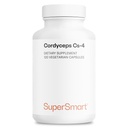 Supersmart - Cordyceps Cs-4 3150mg par jour (Hight Strength) - Supplément de champignons Cordyceps - Endurance et énergie - Sans OGM et sans gluten - 120 capsules végétariennes