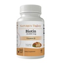 Nature Trove Biotin 10 000 mcg 240 EZ Chew Comprimés Cherry Flavor