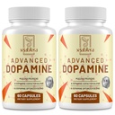 Supplément à la dopamine-Mucuna Pruriens Extrait de graines, Vitamines primaires, minéraux et extraits naturels de plantes pour stimuler mentale, clarté, focus-120 Capsules