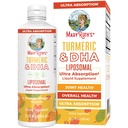 MARYRUTH'S Organics | Liposomal Turmeric & DHA | Curcumin | Ginger Root Oil | Algal DHA & Vitamin E | Cognitive Function | Mood Support | Joint Health | Liquid Supplement | 15.22 oz