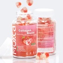 Collagène Gommies - 60 Comte,Hydrolyzed Collagène Type 1 & 3,Vitamine C E pour les femmes Hommes Hygiène des articulations de la peau Soutien,Non-OGM,Sans gluten,Sans gélatine (120 Comtes)
