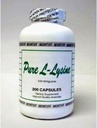 Lysine pure L 500 mg 200 Cap