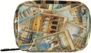 OTVEE Reisen in Italien Vintage Collage Pill Case Bag, Vitamin Organizer Medizin Tragen Fall für Reisen