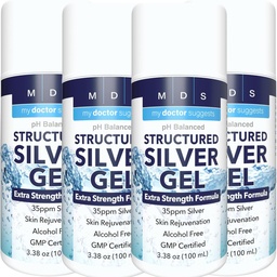Gel d'Argent Colloïdal Extra Strength - Gel d'Argent Colloïdal activé 35ppm pour une puissance maximale - Fabriqué aux États-Unis - Formule structurée dans un emballage pratique 4