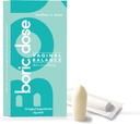 Mères Dose Acide borique Suppositoires - maintient et équilibre pH vaginal sain, gère l'odeur, les hydrates et l'humidité. USA Made with Added Cocoa Butter and Coconut Oil