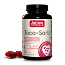Jarrow Formules® Toco-sorb Santé cardiovasculaire et soutien de la fonction cérébrale, haute formule d'absorption, complexe tocotriéno-tocophérol et vitamine E, 60 softgels, 30 jours d'approvisionnement