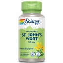 SOLARAY St Johns Wort 325 mg Ganze Luft - Gesundheit und Stimmung Unterstützung Ergänzung - 60-Tag Geld zurück Garantie - Non-GMO, Vegan, Lab Verified (100 CT)