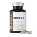LES Labs Male Health – Améliorer la production, la force et la vitalité des hormones, la conduite et l'endurance – Tongkat Ali, Ginseng, Maca et Boron – Supplément non OGM – 60 capsules