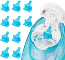 Silicone Saltwater Pods Refills Accessories Compatible with Navage Nasal Care - Save Saltwater Pods for Easy Operation (10 Pack-Blue)