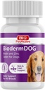 Bio Pet Active BiodermDOG 0.5 Zink und Biotin Tabletten für Hunde, Immunsystem, Haut, Mantel und Nagel Unterstützung für Hunde, 1.32 oz, 75 Kautabletten