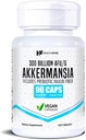 Healthfare Akkermansia Muciniphila Probiotic, 300 milliards de dollars AFU, 90 capsules véganes Inulin Prebiotic pour Gut Health & Digestive Support, non OGM, sans gluten, fabriqué aux États-Unis