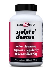 Sculpt n' Cleanse pour la santé et la régularité - Détox naturel et supplément flush de Gut - 100 capsules de Veggie
