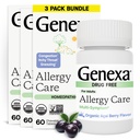 Genexa Allergy Care | Drug Free, Non-Drowsy Allergy & Decongestant Relief für Erwachsene | Vegan & Non-GMO | Homeopathic Allergy Relief Made Clean | Organic Acai Berry Flavor | 180 Chewable Tablets