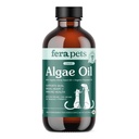 Fera Pets Algae Öl - Katzen & Hunde Omega 3 Öl - Vegan - Immune, Herz, Gehirn, Haut und Mantel Unterstützung - Inklusive Vitamin E, Organische Hanf Seed & Flaxseed Öl - 100% Pflanzenbasierte Omega-3s - 8 oz