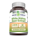Formules étonnantes White Kidney Bean Extract 6500 Mg.