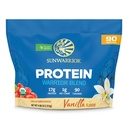 Bio Pflanzenbasiertes Proteinpulver | Vegan Bioprotein Pulver Vanille mit BCAA Aminosäuren & Hanf Seed Pea Blend | Non-GMO Soy Dairy Filler & Gluten Free (Vanilla, 90 Servierungen)