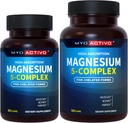 60ct + 120ct - Complexe MyoActivo 5-en-1 de magnésium - Haute absorption - Magnésium chélaté