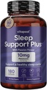 Soutien au sommeil Plus Melatonine & Botaniques pour soutenir un cycle de sommeil sain, avec des sensations de calme et de détente pour une grande nuit de sommeil. 180 gélules