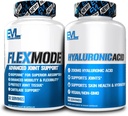 Advanced Joint Support Supplement Bundle - Complete Joint Support Stack with Hyaluronic Acid and FlexMode with Joint Vitamins Glucosamine Chondroitin MSM and BioPerine for Enhanced Absorption