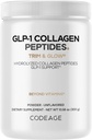 Supplément de poudre de collagène GLP-1 - Peptides de collagène de Nextida GC - BPL 1 Support - Hydrolysé, gazonné, type I et III, non aromatisé - Non-OGM, sans gluten, sans lait - 10,58 Oz