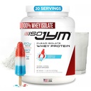 Supplément JYM Science Iso JYM Bombsicle, 90 Calories, 100% Whey Protein Isolate, Zéro Fat, Zéro Sucres, Mélanges clairs, pour les femmes et les hommes, 20 portions