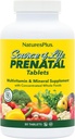 Natures Plus Source of Life Prenatal - 800 mcg Folate, 90 Vegetarian Tablets - All Natural Prenatal Vitamin & Minerals with Iron & Calcium - Optimal Health & Energy - Gluten-Free - 45 Servings