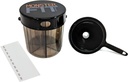 Monster Fit Ergänzung Medikamente Pillenspender mit Füllung Funnel und Labels, Extra große Säule Container Griffe Fast jede Ergänzung (Monster mit Funnel)