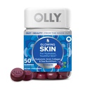 Peau OLLY Glowing Gummy, peau hydratée et jeune,* Acide hyaluronique, peptides de collagène, Buckthorn, Plump Berry Flavor, 25 jours d'approvisionnement - 50 Comte