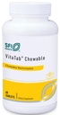 Klaire Labs SFI Health VitaTab Chewable - Multivitamine avec 24 nutriments vitaux pour les enfants et les adultes, cerise naturelle-orange saveur, pas de couleurs artificielles, des arômes, ou des conservateurs (60 comprimés)