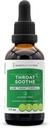 Throat Soothe Alcohol-Free Extrakt, hochkarätige Kräutertropfen, Tinktur aus Tinktur, Licorice, Slippery Elm, Marshmallow, Sage, Echinacea, Elderberry. Sore Throat Formel 2 Unze