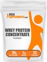 BulkSupplements.com Whey Protein Konzentrat Pulver - Whey Protein Powder Supplement, Unsweetened, Unflavored & Glutenfrei, 30g pro Servierung, 1kg (2.2 lbs) (Pack von 1)