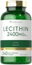 Carlyle Lecithin Supplement | 2400mg | 240 Softgel Kapseln | mit naturbelassenem Phospholipid | Non-GMO, Glutenfrei