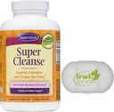 Nature's Secret Super Cleanse Extra Strength Toxin Detox & Gentle Elimination Total Body Cleanse, Digestive & Colon Health Support, 200 Tabletten, mit einem Pillen Fall