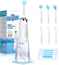 DR.SHARK Système d'irrigation nasale sans fil, Pot de filetage électrique pour sinus, Nettoyeur de nez, Nettoyeur de sinus, Machine de rinçage nasal à 5 modes