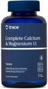 Trace Minerals Complete Calcium & Magnesium 1:1 - Dietary Supplement for Bone Health & Energy Support - Mineral Supplement to Aid Immune Health - Formula with Sea Minerals - 120 Tablets (30 Servings)