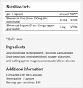 Z-Balance - Zinc 50mg + Cooper 5mg - 180 Capsules Vegan - 6 mois d'approvisionnement - Zinc picolante et Cooper supplément gluconate pour cheveux, peau et ongles sains - par l'hégémonie d'Apollon