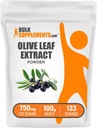 BulkSupplements.com Olivenöl Blatt Extrakt Pulver - Kräuterergänzung, Antioxidans Quelle, Olivenöl Blatt Pulver - Glutenfrei, 750mg pro Servierung, 100g (3,5 oz) (Pack von 1)