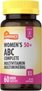 Sundance Women's 50+ ABC Complete Multivitamin | 60 Caplets | mit Multimineral Formel | Non-GMO und glutenfreie Ergänzung
