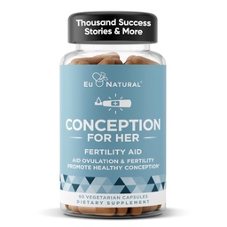 Suppléments de fertilité pour les femmes – Aide à l'ovulation, à l'équilibre hormonal et aux cycles réguliers – Soutien de la vitamine prénatale avec Myo-Inositol, Folate, Acide folique, Vitex – 60 Capsules molles végétariennes