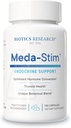 Recherche en biotique Meda Stim Support Fonction endocrine, Soutien nutritionnel pour le thyroid Gland, Santé T3, T4, Niveaux de thyroxine, Santé métabolique, Contient Iodine, Sélénium, Magnésium, 100 Capsules