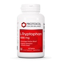PROTOCOLE POUR LA BALANCE DE VIE L-Tryptophane 1000mg - Soutien du sommeil favorise la relaxation - 60 onglets