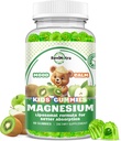 Liposomale Kinder Magnesium Gummies- Magnesium Glycinate Gummis für Kinder Supplement-w/Omega-3, Vitamin B6, D3- Unterstützung Calm Stress Relief, Knochen, Stimmung, Grün Apple & Kiwi Flavor, 60 Count