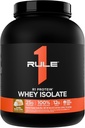 Règle 1 Protéines R1 Isolation de la lactosérum - avec 25g de protéines et 6g de BCAA Exclusivement à partir de sources isolées et hydrolysées pour la récupération d'entraînement (5 livres*, gâteau au beurre de vanille)
