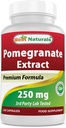 Meilleur extrait de grenade naturel 250 mg 120 Capsules