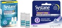 Systane Hydration Multi-Dose Konservierungsfreie Augentropfen Dry Eye Relief Twin Pack (2x10ml) & Nighttime Lubricant Augen Salbe 3.5g Tube